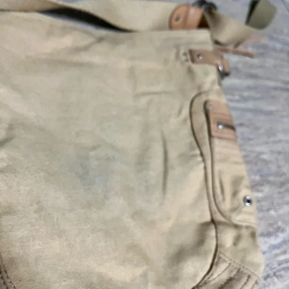 Fossil khaki shoulder/ crossbody bag with studs - Picture 16 of 16